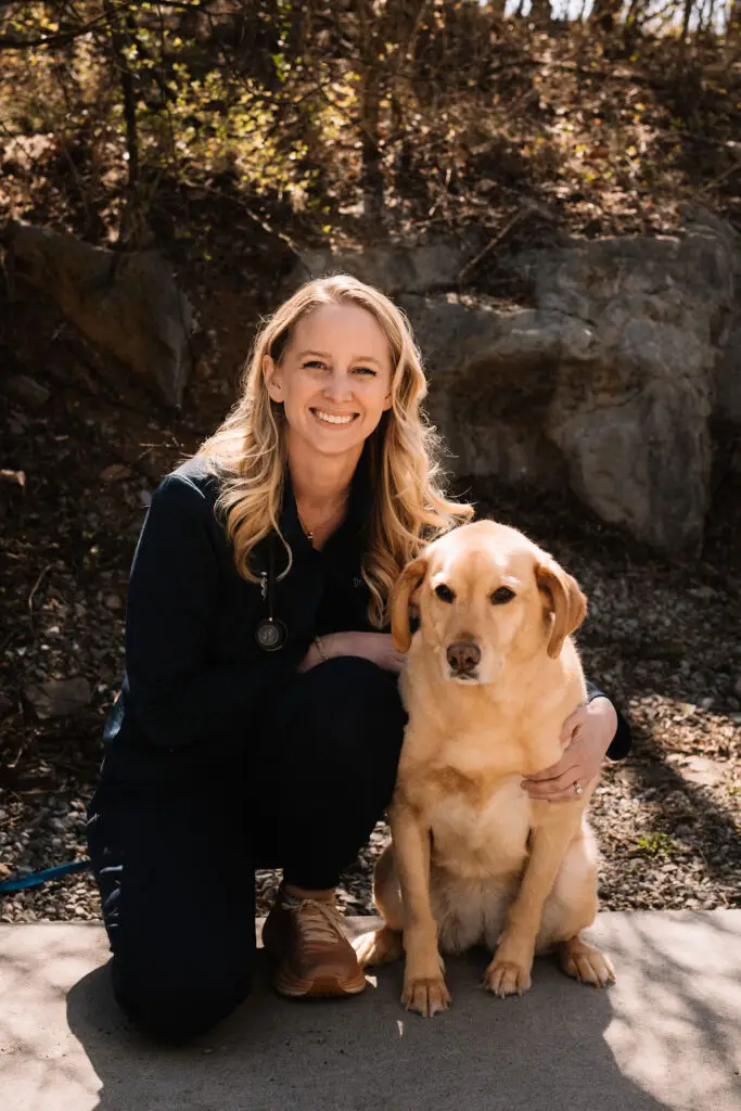 Dr. Megan Parkison of Tri-County Veterinary Clinic.